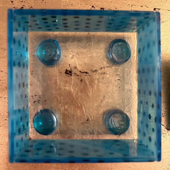 Glass Art Box with Feet & Mirror - Picture 7 of 11